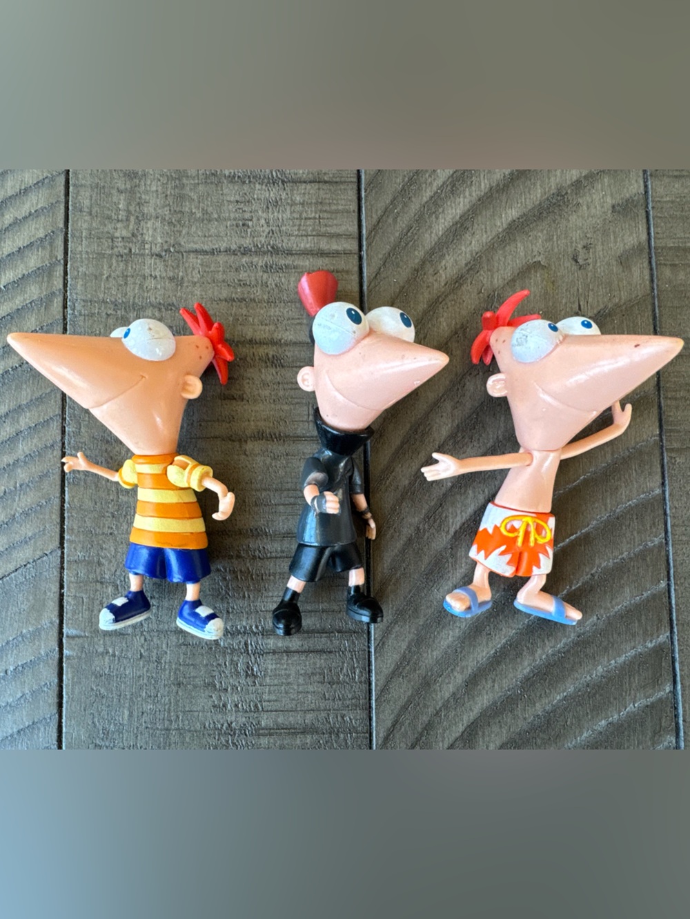 Disney's Phineas and Ferb 3-Piece Character Toy Figure Set